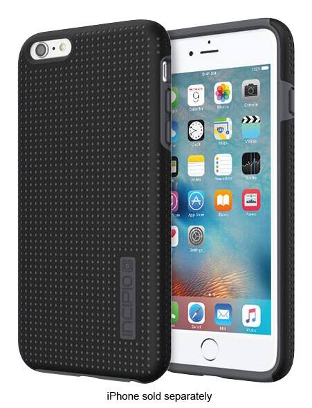 Front. Incipio - DualPro Highwire Hard Shell Case for Apple® iPhone® 6 Plus and 6s Plus - Black.