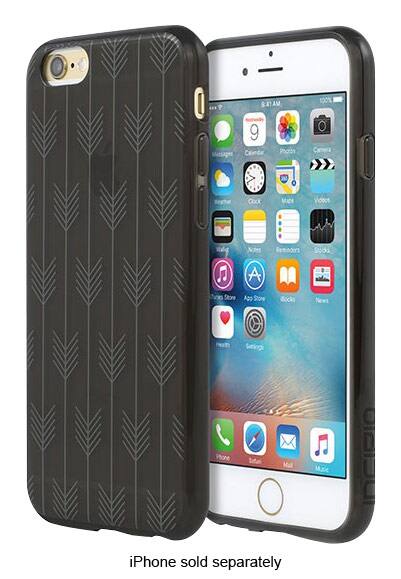 Front. Incipio - Design Series Hard Shell Case for Apple® iPhone® 6 and 6s - Arrow Black.