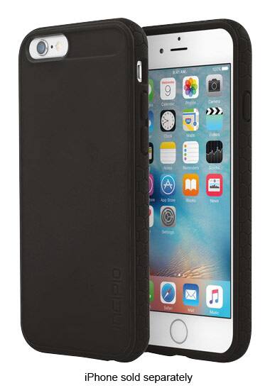 octane hard shell case for apple iphone 6 and 6s - black