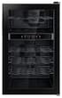 SPT - 24-Bottle Wine Cooler - Black - Larger Front