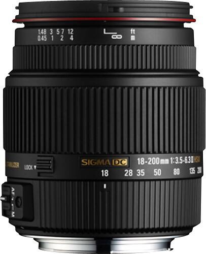 Best Buy: Sigma 18-200mm f/3.5-6.3 II DC OS HSM Standard Zoom Lens