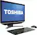 Angle Standard. Toshiba - 23" Touchscreen All-in-One Computer - 6 GB Memory - 1 TB Hard Drive - Black.