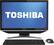 Front Standard. Toshiba - 23" Touchscreen All-in-One Computer - 6 GB Memory - 1 TB Hard Drive - Black.