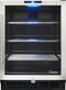 Vinotemp - VT-58 Series 135-Can Beverage Refrigerator - Black-Front_Standard