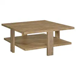 Coaster Co. of America - Dawn Square Engineered Wood Coffee Table Mango Brown - Green