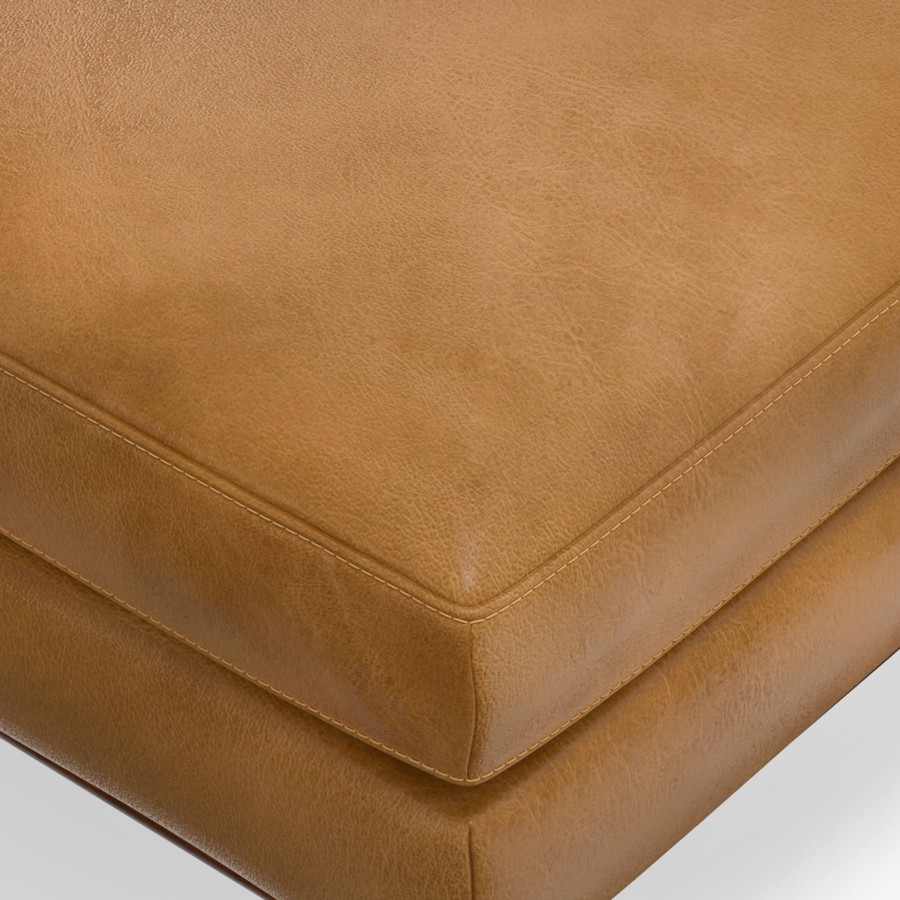 Alt View 14. Simpli Home - Morrison Large Rectangular Ottoman - Sienna.