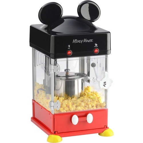  Disney - Classic Mickey Kettle Popcorn Popper - Black, Stainless Steel