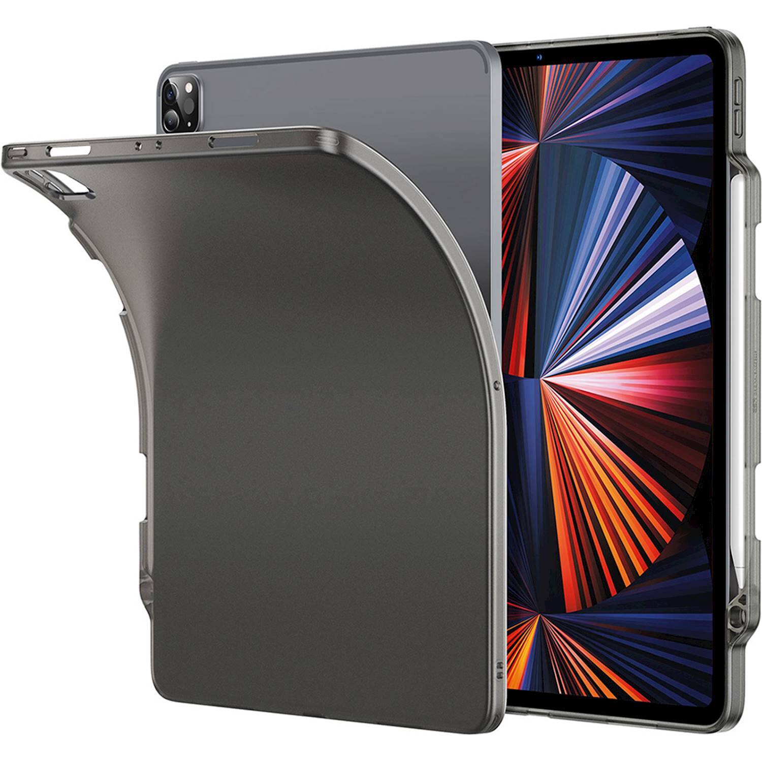 Alt View 11. SaharaCase - Hybrid Flex Case for Apple iPad Pro 12.9 (4th, 5th, and 6th Gen 2020-2022) - Black.