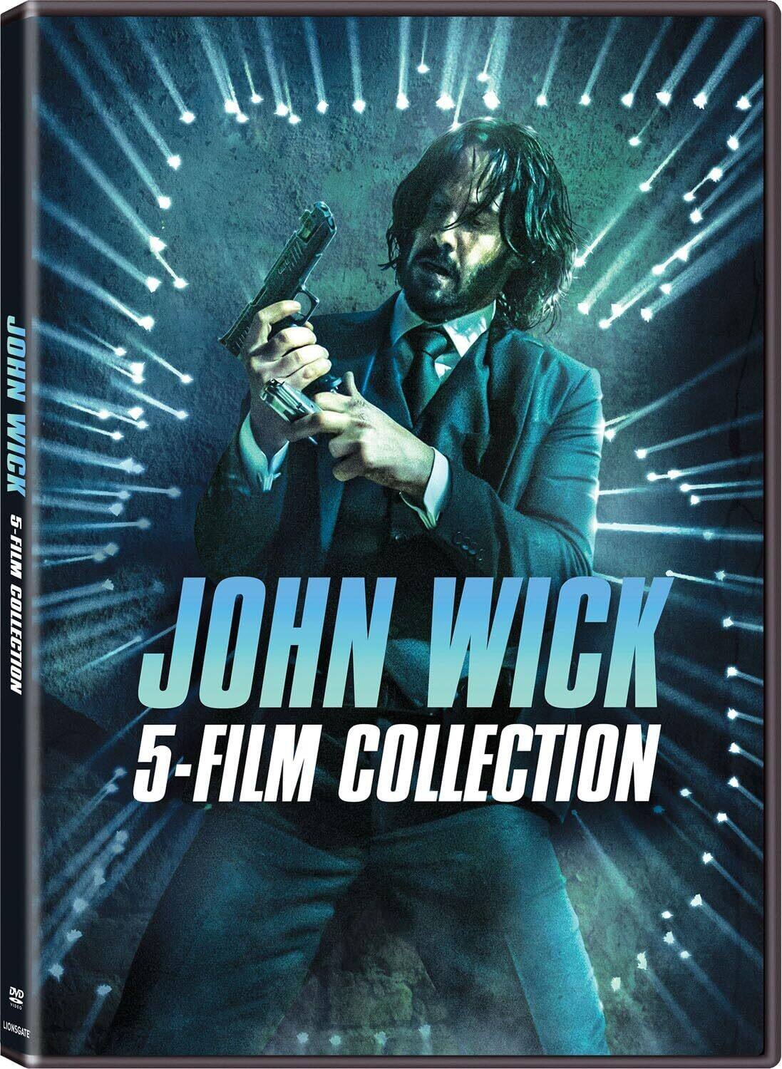 Front. John Wick: 5 Film Collection   - DVD.