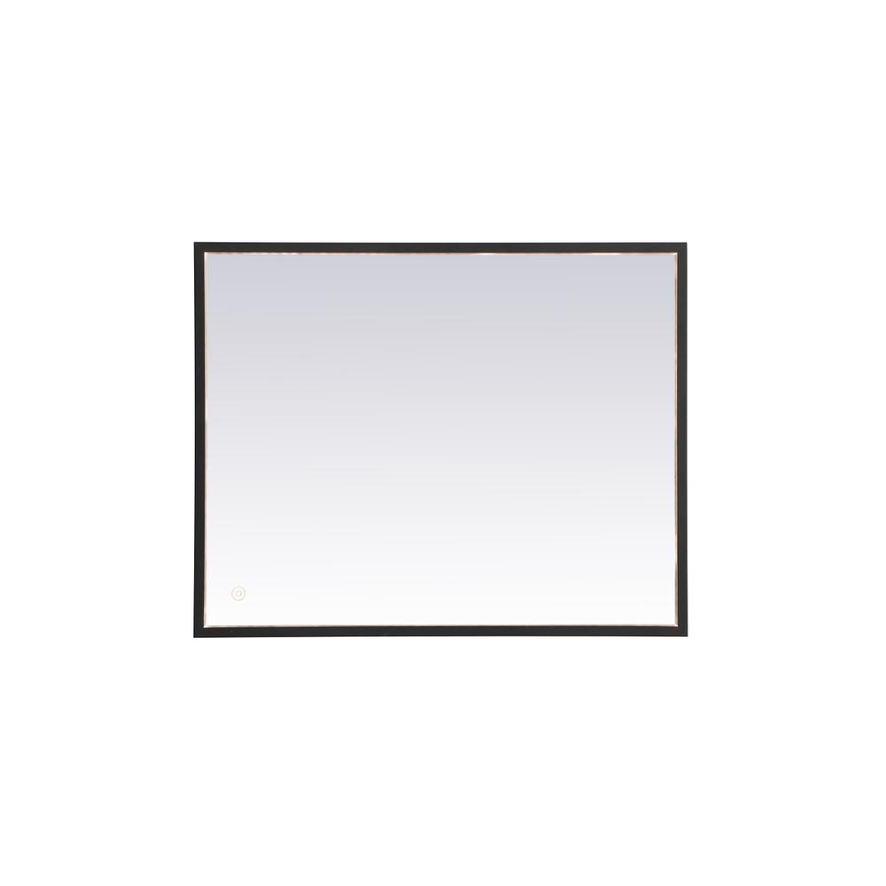 Alt View 1. Elegant Decor - Pier 24x30 inch LED mirror with adjustable color temperature - Black.