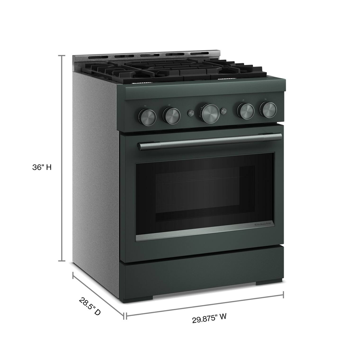 36" H  
28.5" D  
29.875" W