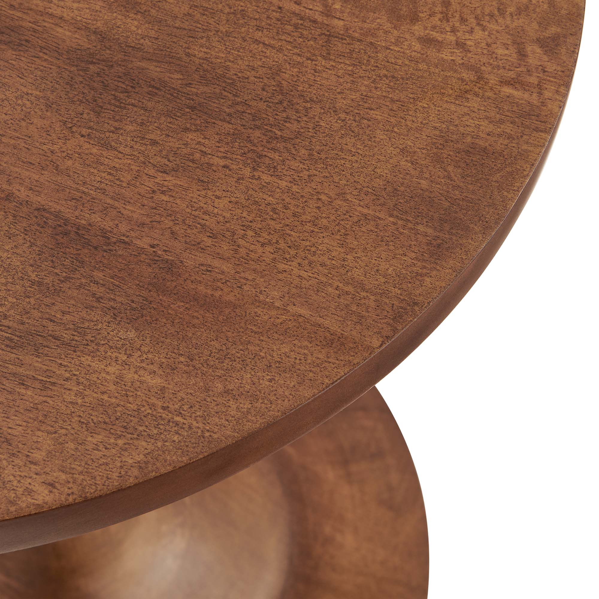 Alt View 5. Modway - Lina Round Wood Side Table by Modway - Walnut.