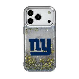 Keyscaper - NFL - New York Giants Linen Logo iPhone Glitter Case - 14 Pro Max - Multicolor