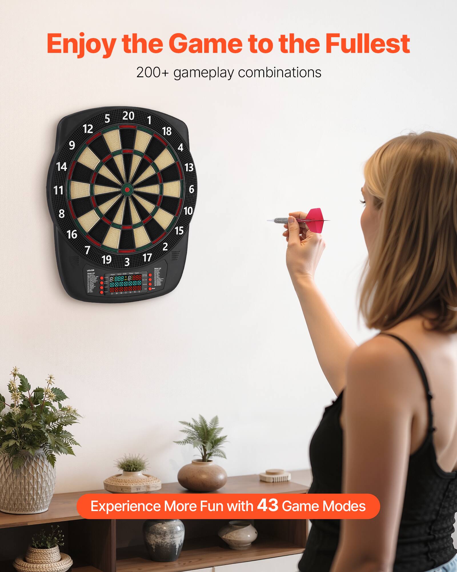 Enjoy the Game to the Fullest  
200+ gameplay combinations  

Experience More Fun with 43 Game Modes