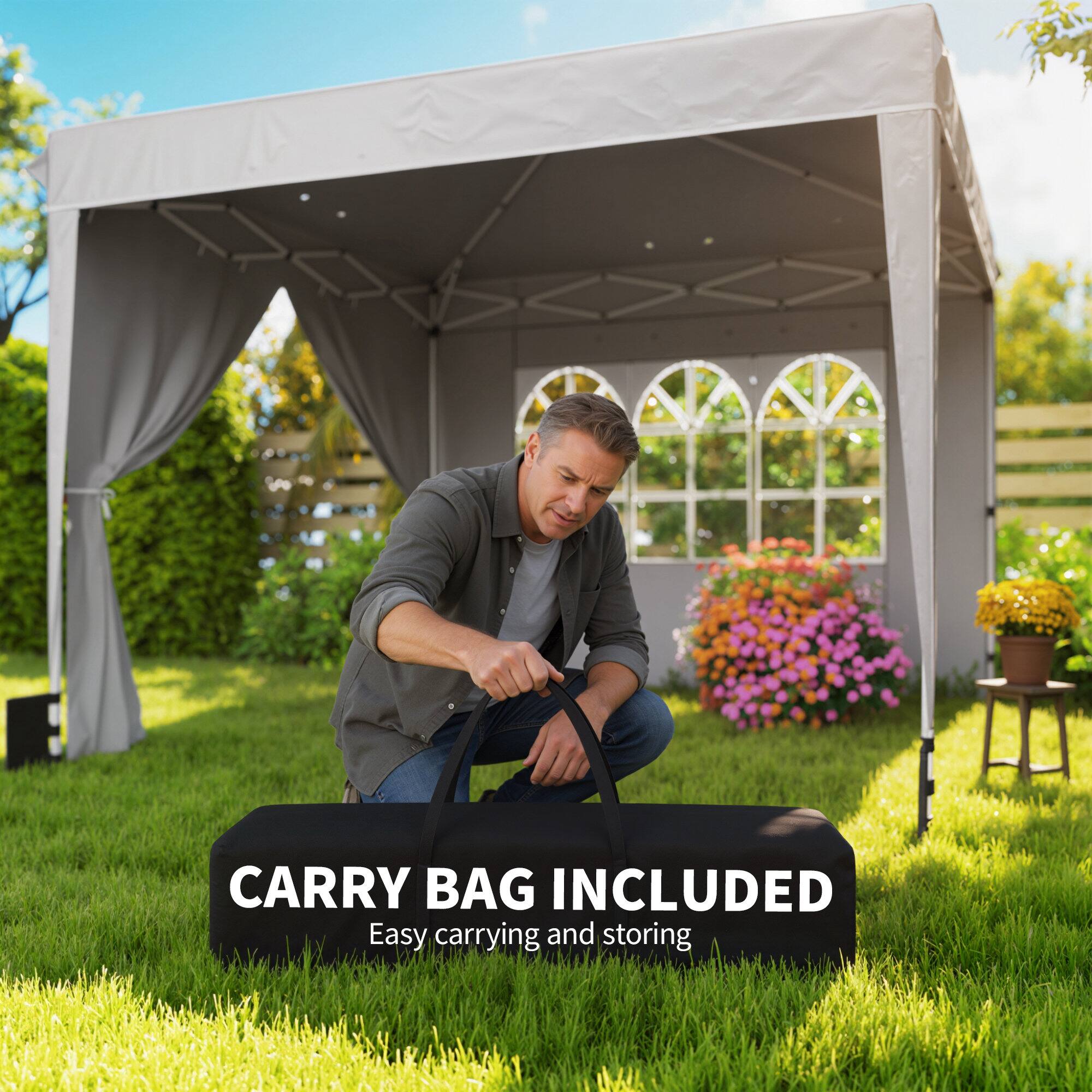 CARRY BAG INCLUDED  
Easy carrying and storing