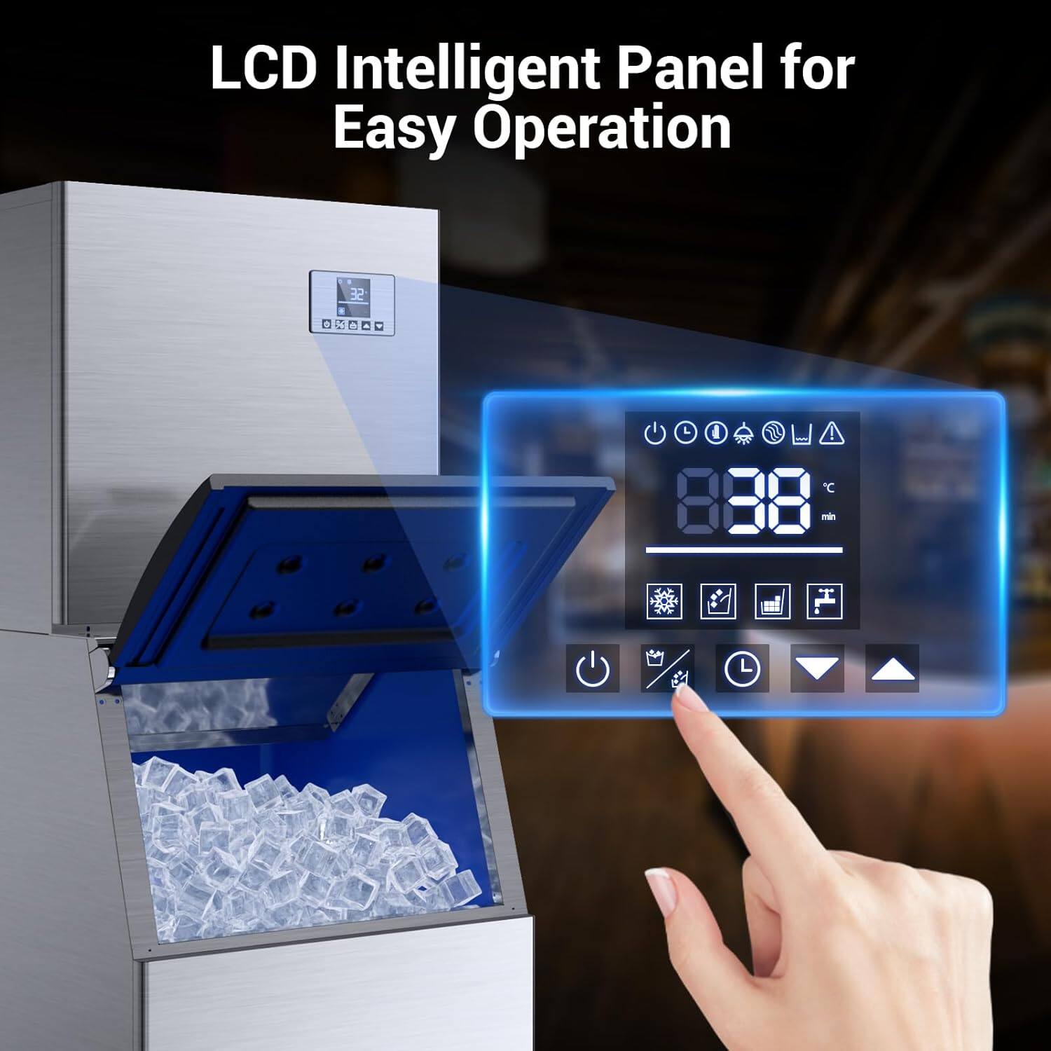 LCD Intelligent Panel for Easy Operation