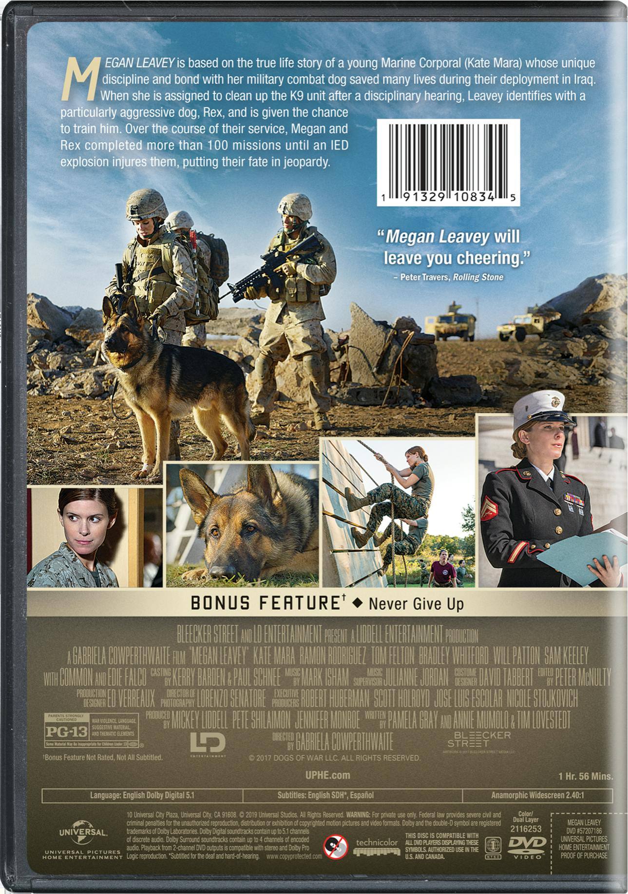 Angle. Megan Leavey (DVD New Box Art) [DVD].