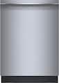 Bosch - 300 Series 24" Front Control Smart Built-In Stainless Steel Tub Dishwasher with 3rd Rack and AquaStop Plus, 46 dBA - Stainless Steel