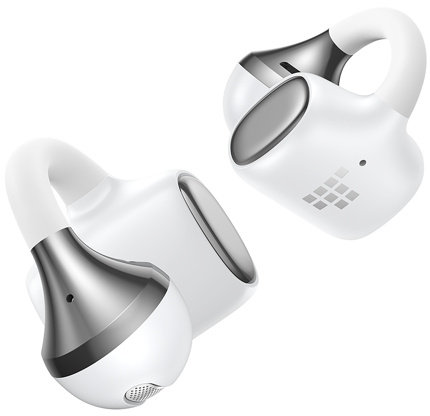 Alt View 1. Tronsmart - OpenFly Clip 2 Open Ear Earbuds, Clip-On Headphones for Running Workout, Hi-Res LDAC Audio, Bluetooth 6.0, 32H Playtime - White.