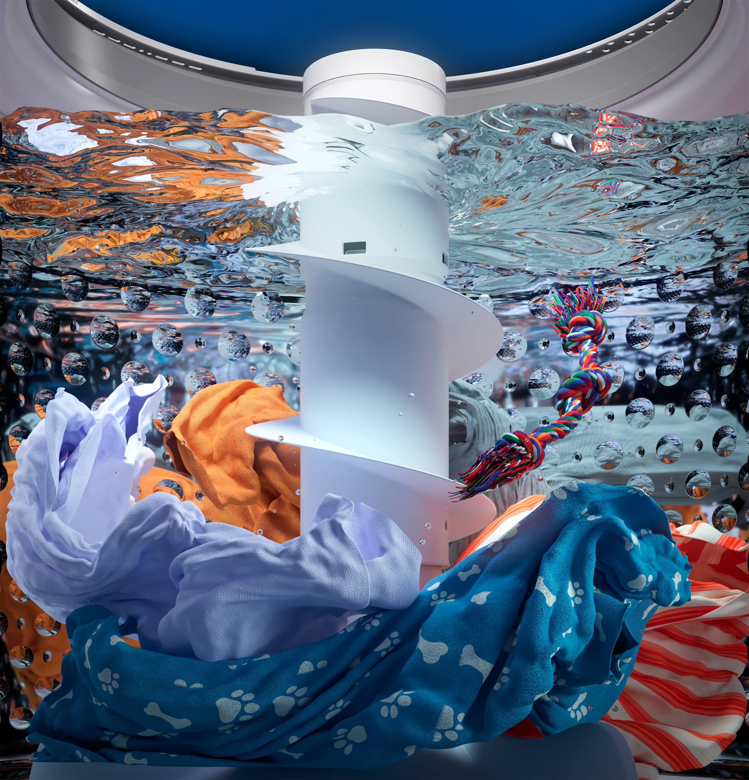 Alt View 21. GE - 4.5 Cu. Ft. High-Efficiency Top Load Washer with Spanish Control Panel - White with Matte Black.