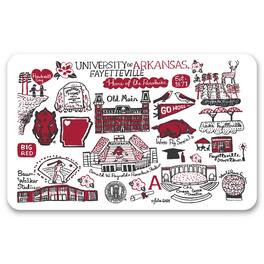 OTM Essentials - Arkansas Razorbacks Large Mouse Pad - Black