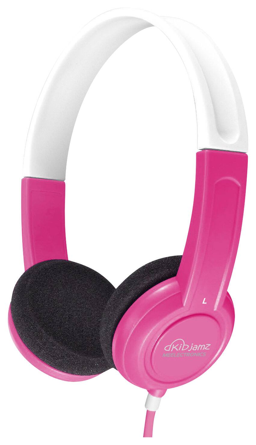 Front. MEE audio - KidJamz Kids' On-Ear Headphones - Pink.