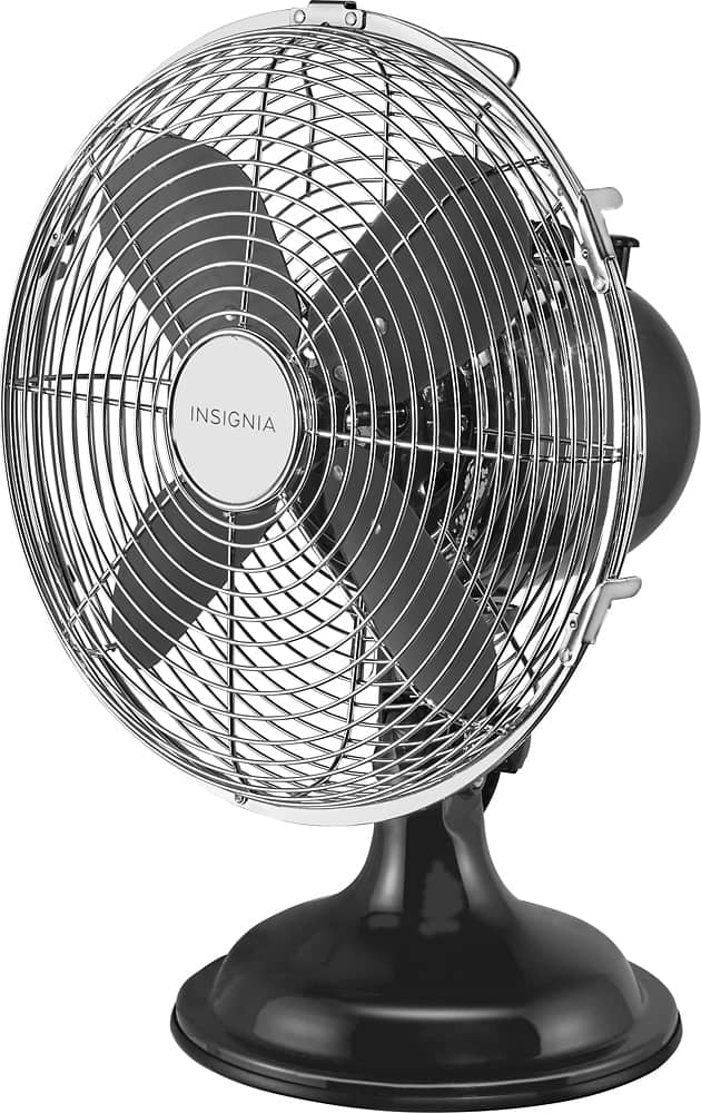 table fan black