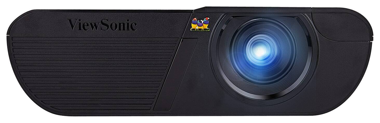 Front. ViewSonic - WXGA DLP Projector - Black.