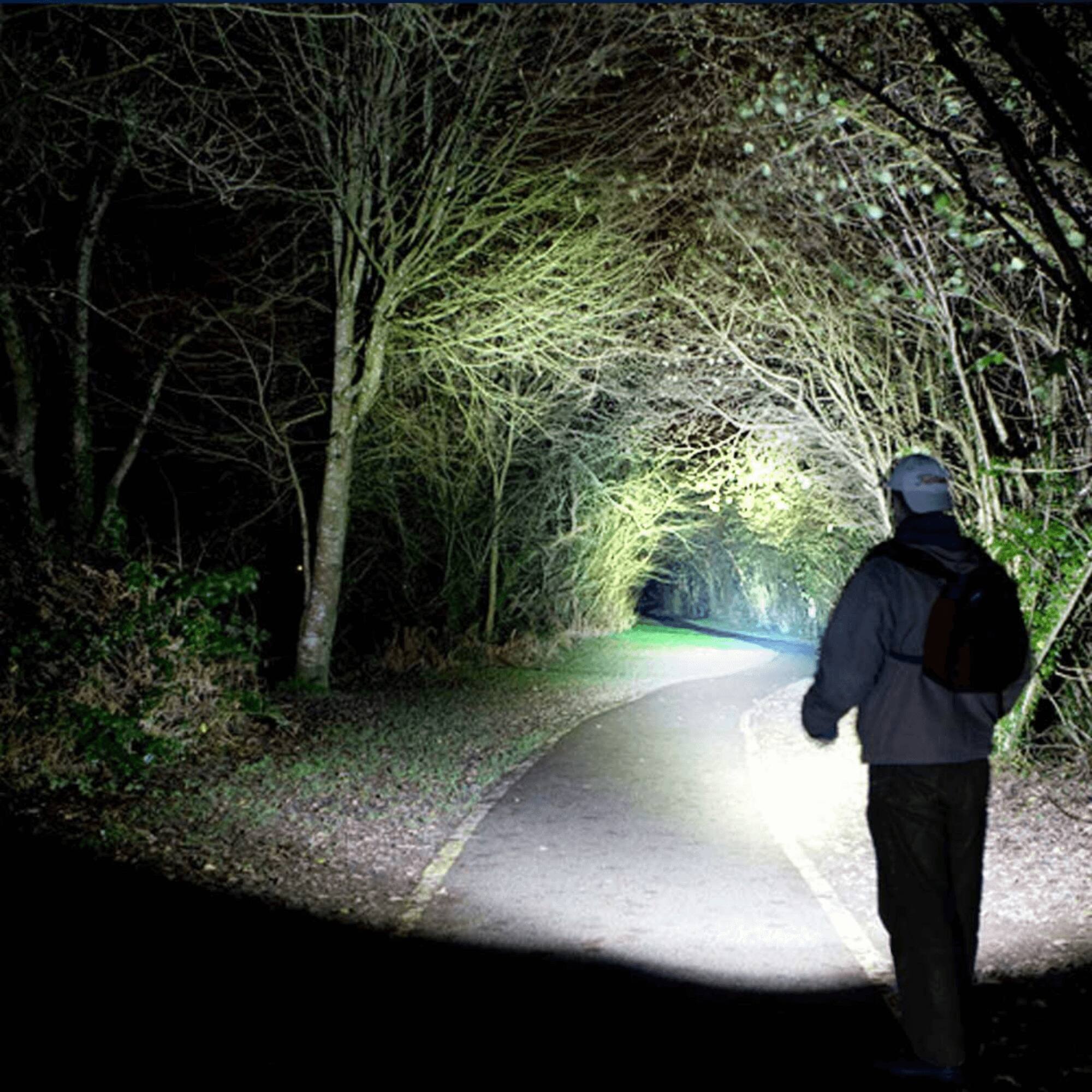 Alt View 6. EcoGear FX - FX TK120 LED Tactical Flashlight with Strobe - Black.