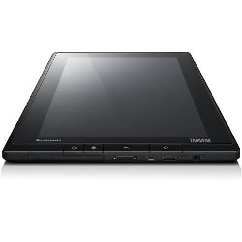 Front Standard. Lenovo - ThinkPad 10.1" 32 GB Tablet - Wi-Fi - NVIDIA Tegra 2 T250 1 GHz - LED Backlight - Black.