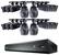 Front. Lorex - 16-Channel, 16-Camera Indoor/Outdoor High-Definition DVR Security System - Black.