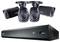 Lorex - 4-Channel, 4-Camera Indoor/Outdoor High-Definition DVR Security System - Black-Front_Standard