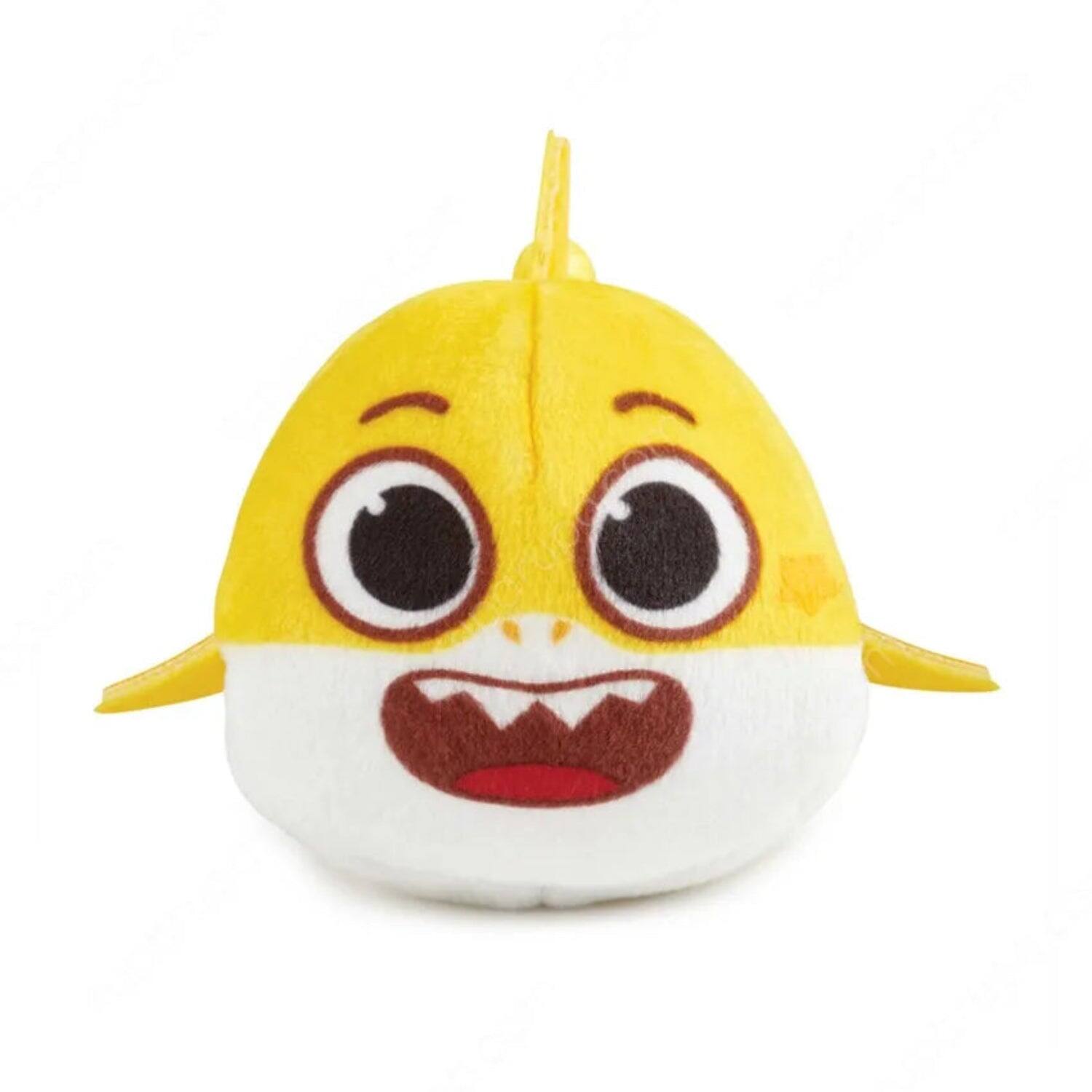 Front. WowWee - Baby Shark: Pinkfong Mini Plush With Sound - Baby Shark.