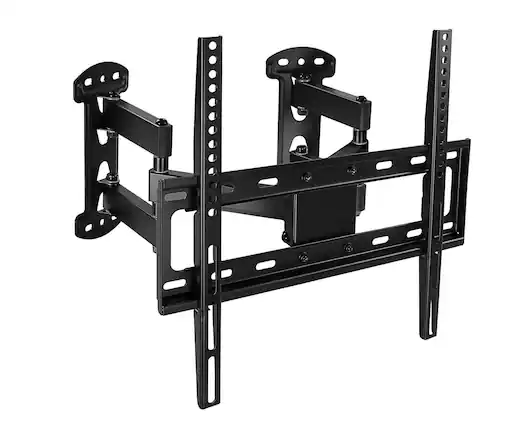 Front. Mount-It! - Full Motion Corner TV Wall Mount with Dual Arms for 32” – 48” TVs - Black.