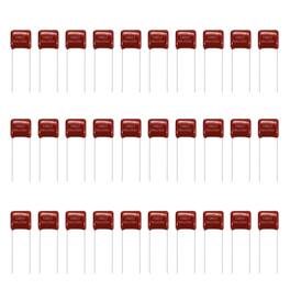Unique Bargains - 30pcs 0.33uF 250V CBB21/22 Metallized Polypropylene Film Capacitor for Electronics and Lamps - Red