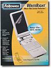 Front Detail. Fellowes - Screen Protectors for Sony CLIÉ.