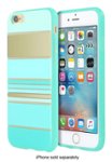 Front Zoom. Incipio - Design Series Hard Shell Case for Apple® iPhone® 6 and 6s - Hensley Stripe Teal.