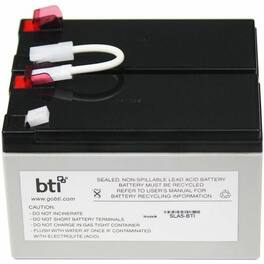 BTI Battery Tech - BTI RBC5-SLA5-BTI SEALED LEAD ACID BATTERY FOR APC - 2yr Warranty - SU450INET, SU450NET, SU700, SU700BX120, SU700I - Unknown