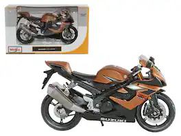 Suzuki GSX R1000 1/12 Diecast Motorcycle Model by Maisto - Bronze