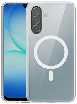 Nakedcellphone - Case for Samsung Galaxy A18 A17 Phone - Compatible with MagSafe Mounts/Wallets - Clear