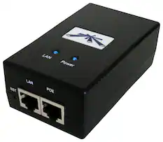 Angle. Ubiquiti - PoE Adapter - Black.