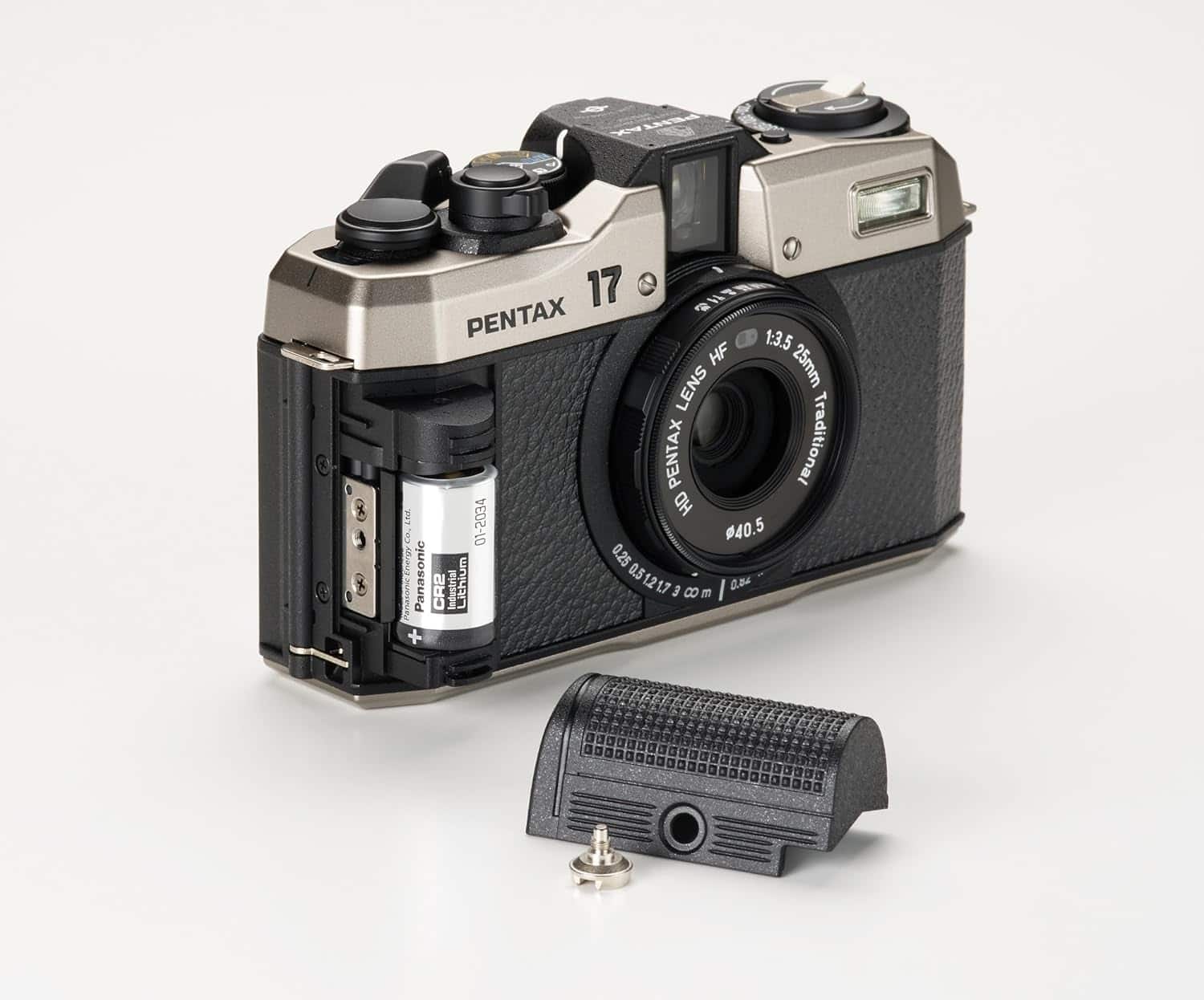17 Dark Silver 35mm Film Camera with Advance Accessories and