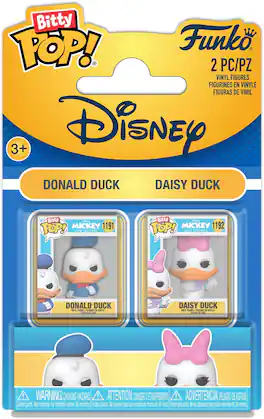 Funko - Bitty POP!: Disney 2-Pack - Donald & Daisy - COLLECTIBLES - Multicolor