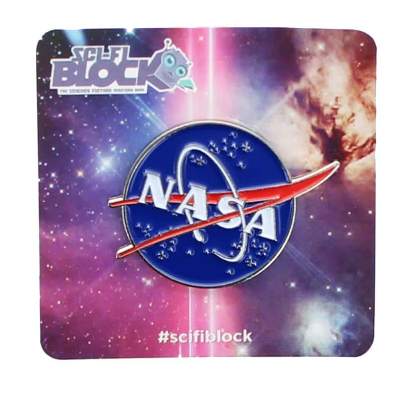 Nerd Block - NASA Logo Enamel Collector Pin - Blue
