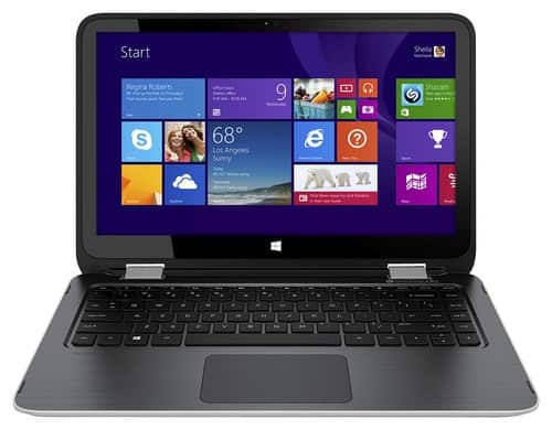  HP - Refurbished Pavilion x360 2-in-1 13.3" Touch-Screen Laptop - Intel Core i3 - 4GB Memory - 500GB Hard Drive - Natural Silver