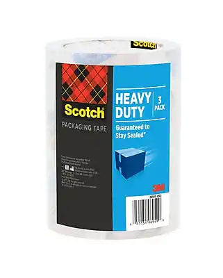 Scotch Heavy Duty Packaging Tape
3 Pack
Guaranteed to Stay Sealed
3M
5-5 59531