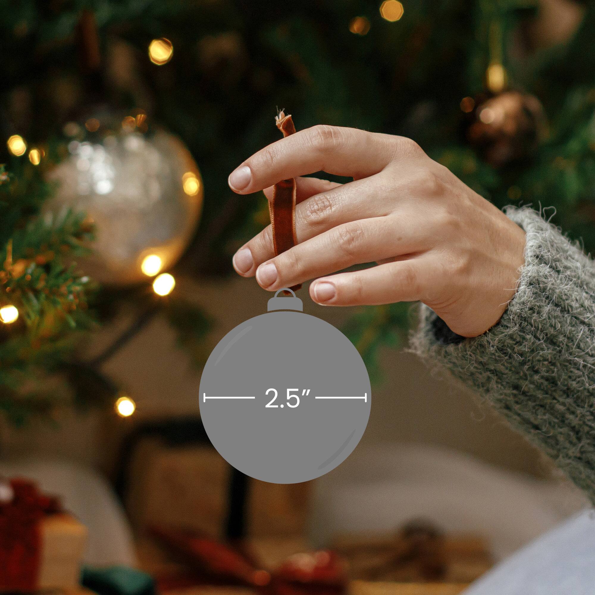 Alt View 1. Allstate - Red Glittered Christmas Ball Ornament with Tassels and Beads 12" (304.8mm) - Red.