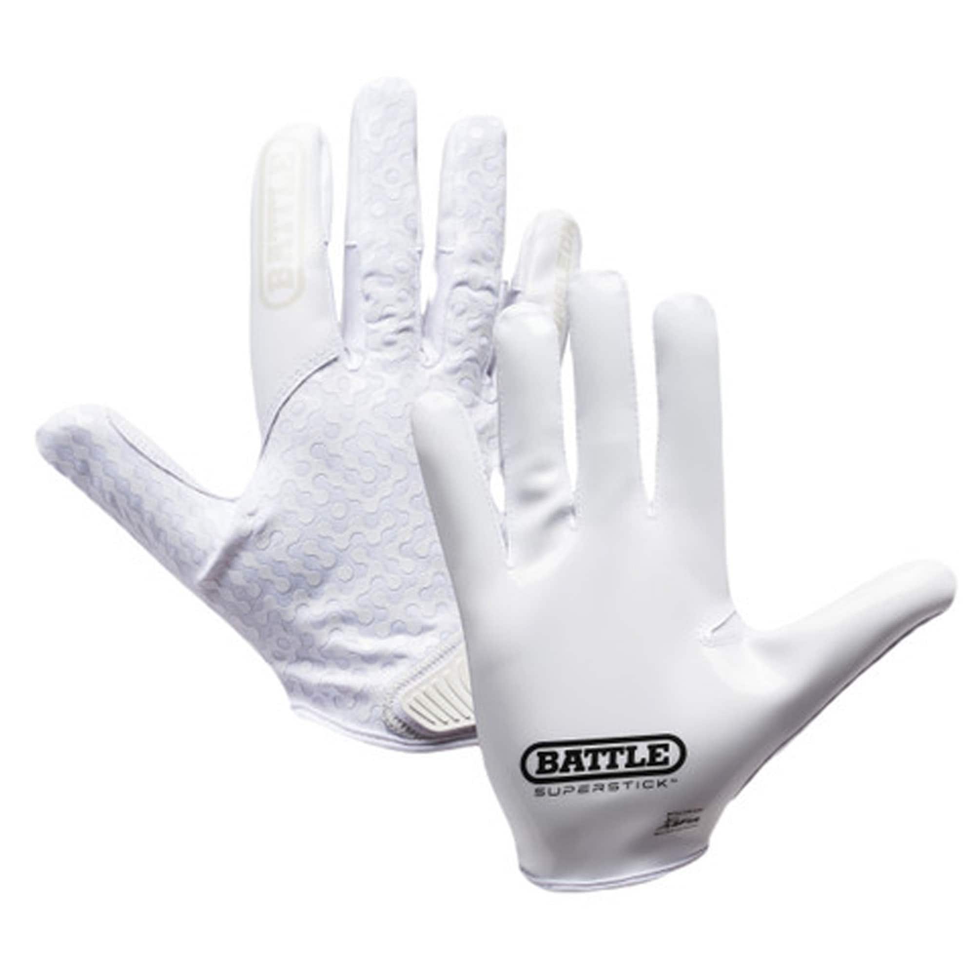 Battle Sports - Battle Chameleon Football Receiver Gloves - / Medium - White