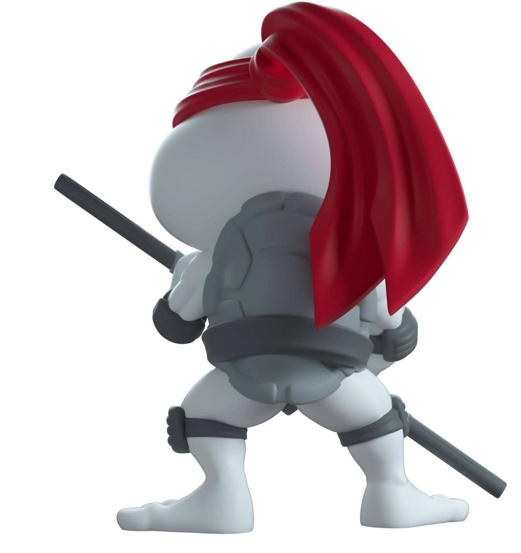 Alt View 4. Youtooz - TMNT: Leonardo Black & White Vinyl Figure #11 Shopverse Exclusive.