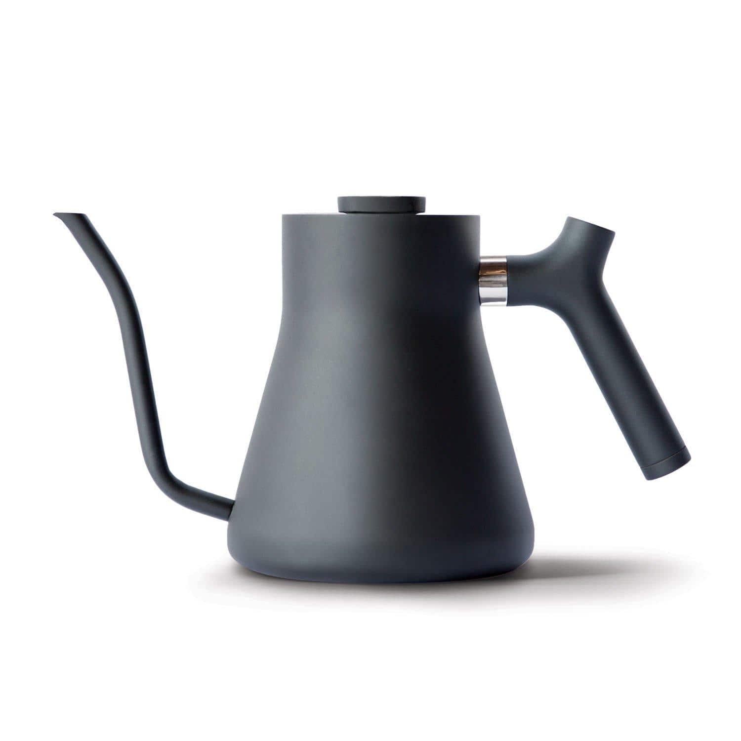 Dapper Styles - Stagg Stovetop Pour-over Coffee And Tea Kettle - Gooseneck Teapot With Precision Pour Spout Built-in Matte - Matte Black